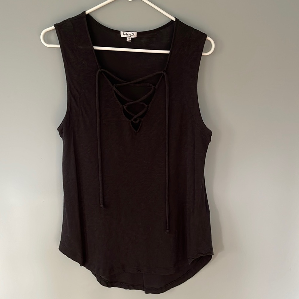 Splendid Front LaceUp Top